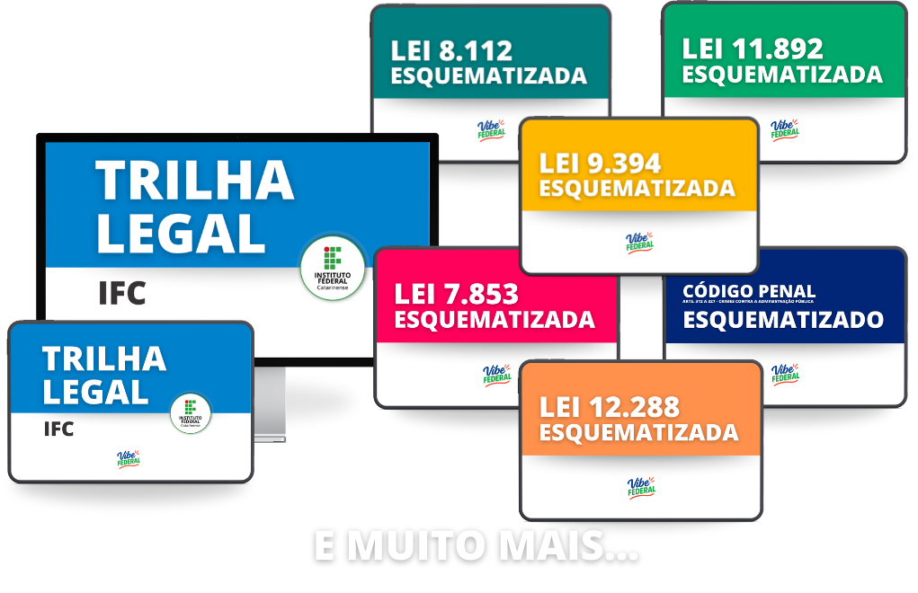 Visualização dos materiais da Trilha Legal